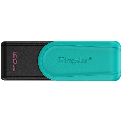 Kingston  128GB Portable USB 3.2 Gen 1 DataTraveler Exodia S (Black/Turquoise)