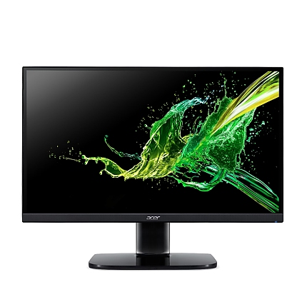 Acer KA242YGbip, 23.8'' FHD (1920X1080) ZeroFrame IPS 120Hz, 16:9, 1ms (VRB) 250nits, 1xHDMI, 1xDP, Tilt, Vesa, DP.cable x1, Black