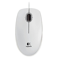 Logitech B100 Optical Mouse for Business White