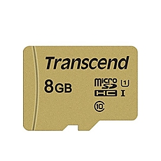 Transcend 8GB micro SD UHS-I U3 (with adapter), MLC