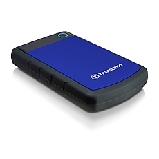 Transcend 2TB, 2.5" Portable HDD, StoreJet H3, Blue, Anti-shock