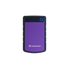 Transcend 4TB, 2.5" Portable HDD, StoreJet H3, Purple, Anti-shock