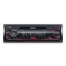 Sony DSX-A410BT In-car Media Receiver with USB, Red illumination