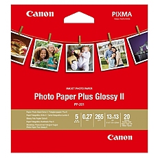 Canon Plus Glossy II PP-201, 5x5", 20 sheets