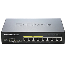 D-Link 8-port 10/100/1000 Desktop Switch w/ 4 PoE Ports