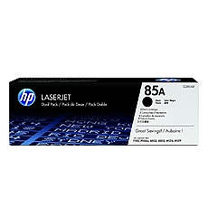 HP 85A Black Dual Pack LaserJet Toner Cartridges