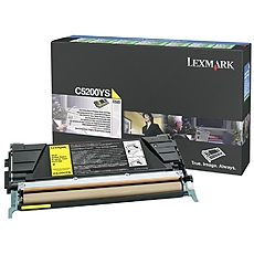 Lexmark C5200YS C520, 530 Yellow Return Programme 1.5K Toner Cartridge