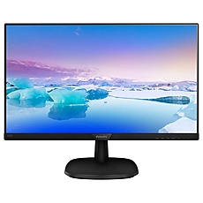 Philips 243V7QDSB, 23.8" Ultra Narrow Wide IPS LED, 4 ms, 1000:1, 10M:1 DCR, 250 cd/m2, FHD 1920x1080@75Hz, Flicker-Free, Low Blue, D-Sub, DVI, HDMI, Black