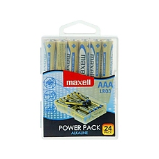 Алкални батерии MAXELL LR03 1,5V AAA 24 бр. блистер PVC case