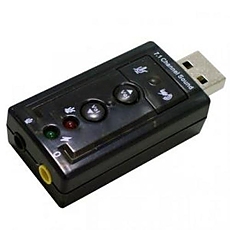 Звукова карта ESTILLO Mini, USB, 7.1