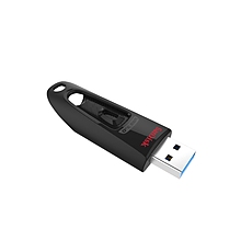 USB памет SanDisk Ultra USB 3.0, 256GB, Черен,100 Mb/s