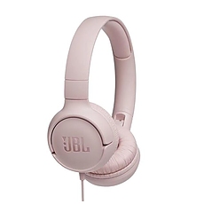 Слушалки on-ear JBL T500, Розов