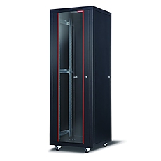 Formrack 19" Free standing rack 36U 600/600mm, height: 1831 mm, loading capacity: 600 kg, front tempered glass door, openable locking sides and back (does not include castor/feet group)