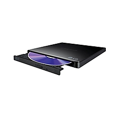 Hitachi-LG GP57EB40 Ultra Slim External DVD-RW, Super Multi, Double Layer, TV connectivity, Black