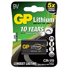 Литиева батерия GP CRV9 9V 1бр. блистер /за детектори на дим/