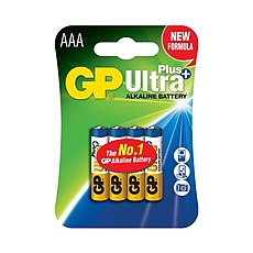 Алкална батерия GP ULTRA PLUS LR03 AAA /4 бр. в опаковка/ блистер 1.5V