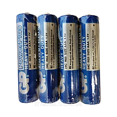 Цинк карбонова батерия GP POWERPLUS  R03 AAA 4 бр. shrink 1.5V