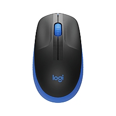 Logitech M190 Full-size wireless mouse - BLUE - 2.4GHZ - N/A - EMEA - M190