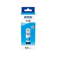 Epson 112 EcoTank Pigment Cyan ink bottle