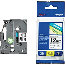 Brother TZe-231 Tape Black on White Laminated 12mm - Eco