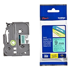 Brother TZe-721 Tape Black on Green, Laminated, 9mm, 8m - Eco
