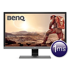 BenQ EL2870U, 27.9" TN LED, 1ms, 3840x2160, 4K Gaming Monitor, HDR, 72% NTSC, FreeSync, B.I.+, LBL, Flicker-free, 1000:1, DCR 12M:1, 10 bit, 300 cd/m2, HDMI x2, DP, Speakers, Metallic Grey BenQ EL2870U, 27.9" TN LED, 1ms, 3840x2160, 4K Gaming Monitor, HDR, 72% NTSC, FreeSync, B.I.+, LBL, Flicker-free, 1000:1, DCR 12M:1, 10 bit, 300 cd/m2, HDMI x2, DP, Speakers, Metallic Grey