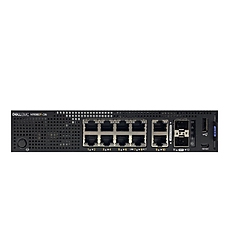 Dell EMC Switch N1108EP-ON, Gigabit, L2, 8x 10/100/1000Mbps half/full duplex ports, 2x GbE RJ45 and 2x GbE SFP interfaces, 8xPoE/PoE+, DNN1108EP, 137W PoE power budget RJ45, FastPoE, Perpetual PoE,1 RU half-width, fanless operation, LL Hardware Warranty Dell EMC Switch N1108EP-ON, Gigabit, L2, 8x 10/100/1000Mbps half/full duplex ports, 2x GbE RJ45 and 2x GbE SFP interfaces, 8xPoE/PoE+, DNN1108EP, 137W PoE power budget RJ45, FastPoE, Perpetual PoE,1 RU half-width, fanless operation, LL Hardware Warranty