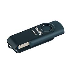 USB памет HAMA Rotate, 32GB, 70 MB/s, Петролно синьо