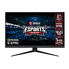 MSI Optix G273QF, 27", IPS, 165Hz, 1ms, 2K 2560x1440, Anti-glare, G-sync Compatible, Rapid IPS, Night Vision, Wide Color Gamut, Frameless, 300 nits, Contrast 1000:1, DCR 100M:1, DP (1.2), 2x HDMI (2.0), Earphone out, VESA 100, Tilt, 9S6-3CA81A-040 MSI Optix G273QF, 27", IPS, 165Hz, 1ms, 2K 2560x1440, Anti-glare, G-sync Compatible, Rapid IPS, Night Vision, Wide Color Gamut, Frameless, 300 nits, Contrast 1000:1, DCR 100M:1, DP (1.2), 2x HDMI (2.0), Earphone out, VESA 100, Tilt, 9S6-3CA81A-040