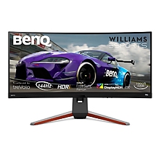 BenQ MOBIUZ EX3415R, 34'' IPS, 144hz, 1ms, 3440x1440, 21:9 Curved Gaming, FreeSync Premium, Flicker-free, Light Tuner, DCI P3 98%, HDR 400, HDRi, B.I.+, LBL, Black eQualizer, 1000:1, 400 nit, treVolo 2x2W+5W woofer, 2x HDMI 2.0, DP, Height Adj., Gray BenQ MOBIUZ EX3415R, 34'' IPS, 144hz, 1ms, 3440x1440, 21:9 Curved Gaming, FreeSync Premium, Flicker-free, Light Tuner, DCI P3 98%, HDR 400, HDRi, B.I.+, LBL, Black eQualizer, 1000:1, 400 nit, treVolo 2x2W+5W woofer, 2x HDMI 2.0, DP, Height Adj., Gray
