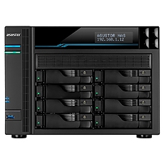Asustor Lockerstore 8 AS6508T, 8-Bay NAS, Intel ATOM C3538 Quad-Core (Denverton 2.1GHz), 8GB DDR4 (Max 32 GB) , 10 GbE x 2, 2.5 GbE x 2, USB 3.2 Gen-1 x 2, 8 x 2.5” / 3.5” SATA or SSD, 2x M.2PCIe (NvMe) or SATA SSD, with lock. tray, AES-NI hardware encr. Asustor Lockerstore 8 AS6508T, 8-Bay NAS, Intel ATOM C3538 Quad-Core (Denverton 2.1GHz), 8GB DDR4 (Max 32 GB) , 10 GbE x 2, 2.5 GbE x 2, USB 3.2 Gen-1 x 2, 8 x 2.5” / 3.5” SATA or SSD, 2x M.2PCIe (NvMe) or SATA SSD, with lock. tray, AES-NI hardware encr.