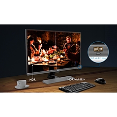 BenQ EL2870UE, 27.9", TN, 1ms, HDR with B.I.+, 3840x2160, 4K Gaming Monitor, 72% NTSC, FreeSync, LBL, Flicker-free, Smart focus, Super Resolution, 1000:1, DCR 12M:1, 10 bit, 300 cd/m2, HDMI x2, DP, Speakers, Tilt, Metallic Grey BenQ EL2870UE, 27.9", TN, 1ms, HDR with B.I.+, 3840x2160, 4K Gaming Monitor, 72% NTSC, FreeSync, LBL, Flicker-free, Smart focus, Super Resolution, 1000:1, DCR 12M:1, 10 bit, 300 cd/m2, HDMI x2, DP, Speakers, Tilt, Metallic Grey
