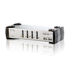 KVMP превключвател, ATEN CS1734A, 4-портов, PS/2-USB, VGA/Audio