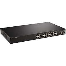 DELL PowerConnect 3524P Managed 24 10/100/4 Gigabit Ethernet 2 SFP Stackable Switch with PoE, No Redundant Power Supply, Lifetime Limited Hardware Warranty