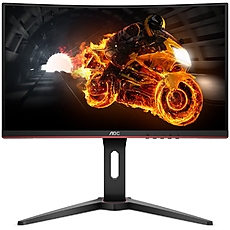 AOC Monitor LED C27G1 Curved Gaming (27“, 16:9, 1920x1080, VA, 144Hz, 250 cd/mВІ, 3000:1, 80M:1, 1 ms, 178/178В°, VGA, 2xHDMI, DP, Audio OUT, Tilt: -5/+35В°, Swivel, Tilt, H. Adjust, VESA, Ergonomic, Borderless) Black-Red, 3y AOC Monitor LED C27G1 Curved Gaming (27“, 16:9, 1920x1080, VA, 144Hz, 250 cd/mВІ, 3000:1, 80M:1, 1 ms, 178/178В°, VGA, 2xHDMI, DP, Audio OUT, Tilt: -5/+35В°, Swivel, Tilt, H. Adjust, VESA, Ergonomic, Borderless) Black-Red, 3y