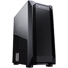 Chassis COUGAR MX410 Mesh-G, Mid Tower, MiniITX/MicroATX/ATX, 210 x 455 x 380 (mm), USB 3.0 x 2, USB 2.0 x 2, Mic x 1 / Audio x 1, Reset Button, Mesh Front Panel, 120mm x 1(Black fan x 1 pre-installed), Transparent Left Panel - 4mm Tempered Glass Chassis COUGAR MX410 Mesh-G, Mid Tower, MiniITX/MicroATX/ATX, 210 x 455 x 380 (mm), USB 3.0 x 2, USB 2.0 x 2, Mic x 1 / Audio x 1, Reset Button, Mesh Front Panel, 120mm x 1(Black fan x 1 pre-installed), Transparent Left Panel - 4mm Tempered Glass