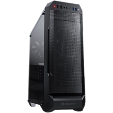 Chassis COUGAR MX331 Mesh, Mid Tower, MiniITX/MicroATX/ATX, 204x481x443(mm), USB 3.0 x 2, USB 2.0 x 2, Mic x 1 / Audio x 1, Reset Button, Mesh Front Panel, 120mm x 1( Black fan x 1 pre-installed), Transparent Left Panel, Maximum Number of Fans: 5 max Chassis COUGAR MX331 Mesh, Mid Tower, MiniITX/MicroATX/ATX, 204x481x443(mm), USB 3.0 x 2, USB 2.0 x 2, Mic x 1 / Audio x 1, Reset Button, Mesh Front Panel, 120mm x 1( Black fan x 1 pre-installed), Transparent Left Panel, Maximum Number of Fans: 5 max
