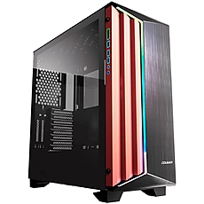 Chassis COUGAR Dark Blader-S, Full Tower, Mini ITX/Micro ATX/ATX/CEB/**E-ATX, USB 3.0x2/Micx1/Audiox1/RGB Control Buttonx1,Fan 120mm x 1 (pre-installed), Addressable RGB LEDs, Dimensions (WxHxD):232 x 523 x 518 (mm)