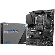 MSI PRO Z690-P DDR4, ATX, Socket 1700, Dual Channel DDR4 5000(OC)MHz, 2x PCIe x16 slots, 2x M.2 slots, 1x HDMI, 1x DP, 1x USB 3.2 Gen 2x2, 4x USB 3.2 Gen 1, 2x USB 2.0, Type-C, 7.1 HD Audio, 2.5Gbps LAN, 3Y MSI PRO Z690-P DDR4, ATX, Socket 1700, Dual Channel DDR4 5000(OC)MHz, 2x PCIe x16 slots, 2x M.2 slots, 1x HDMI, 1x DP, 1x USB 3.2 Gen 2x2, 4x USB 3.2 Gen 1, 2x USB 2.0, Type-C, 7.1 HD Audio, 2.5Gbps LAN, 3Y