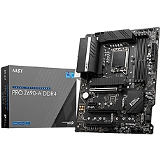 MSI PRO Z690-A DDR4, ATX, Socket 1700, Dual Channel DDR4 5200(OC)MHz, 3x PCIe x16 slots, 4x M.2 slots, 1x HDMI, 1x DP, 1x USB 3.2 Gen 2x2, 1x USB 3.2 Gen 2, 2x USB 3.2 Gen 1, 4x USB 2.0, Type-C, 7.1 HD Audio, 2.5Gbps LAN, 3Y MSI PRO Z690-A DDR4, ATX, Socket 1700, Dual Channel DDR4 5200(OC)MHz, 3x PCIe x16 slots, 4x M.2 slots, 1x HDMI, 1x DP, 1x USB 3.2 Gen 2x2, 1x USB 3.2 Gen 2, 2x USB 3.2 Gen 1, 4x USB 2.0, Type-C, 7.1 HD Audio, 2.5Gbps LAN, 3Y