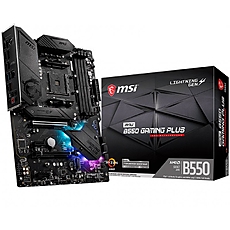 MSI MPG B550 GAMING PLUS,ATX,Socket AM4,AMD B550 Chipset,4 DIMMs,Dual Channel DDR4 up to 4400+(OC)MHz,1x PCIe 4.0/ 3.0 x16 slot,2x M.2 slots,2x USB 3.2 Gen 2 (1x Type-C),2x USB 3.2 Gen 1,1x HDMI,1x DP,1G LAN,7.1 Audio,3y warranty MSI MPG B550 GAMING PLUS,ATX,Socket AM4,AMD B550 Chipset,4 DIMMs,Dual Channel DDR4 up to 4400+(OC)MHz,1x PCIe 4.0/ 3.0 x16 slot,2x M.2 slots,2x USB 3.2 Gen 2 (1x Type-C),2x USB 3.2 Gen 1,1x HDMI,1x DP,1G LAN,7.1 Audio,3y warranty