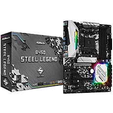 ASROCK Main Board Desktop B450 STEEL LEGEND (4xDDR4, HDMI/DP ,2xPCIe x16,4xPCIe x1, 2xM.2, 6 SATA3, USB 3.1,Type-C 1xCOM Port Header, 1 x PS/2) ATX retail