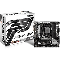 ASROCK Main Board Desktop AM4 A320 (SAM4,4xDDR4,2xPCI 3.0x16,2xPCI E 2.0x16, 1xPCI Ex1, SATA III,M2,USB3.0,VGA,DVD,HDMI,GLAN) mATX Retail ASROCK Main Board Desktop AM4 A320 (SAM4,4xDDR4,2xPCI 3.0x16,2xPCI E 2.0x16, 1xPCI Ex1, SATA III,M2,USB3.0,VGA,DVD,HDMI,GLAN) mATX Retail