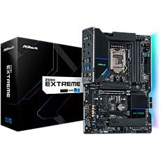 ASROCK Main Board Desktop Z590 EXTREME (S1200, Z590, 4xDDR4, 1xPCIe 4.0x16, 1xPCIe 3.0x16, 3xPCIe 3.0x1, 6x SATA, 1x M.2 PCIe Gen4x4, 2xM.2, 2x USB3.2 Gen2, 6x USB3.2 Gen1, 6xUSB2.0, DP, HDMI, 2.5GLAN, SVGA Holder, ATX, Retail) ASROCK Main Board Desktop Z590 EXTREME (S1200, Z590, 4xDDR4, 1xPCIe 4.0x16, 1xPCIe 3.0x16, 3xPCIe 3.0x1, 6x SATA, 1x M.2 PCIe Gen4x4, 2xM.2, 2x USB3.2 Gen2, 6x USB3.2 Gen1, 6xUSB2.0, DP, HDMI, 2.5GLAN, SVGA Holder, ATX, Retail)