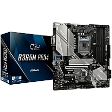 ASROCK Main Board Desktop B365M PRO4 (S1151, 4xDDR4, 2xPCIe x16, 1xPCI Ex1, 6 SATA3, 1x Ultra M.2, M.2 socket, GLAN, VGA, DVI, HDMI, USB 3.1) mATX retail ASROCK Main Board Desktop B365M PRO4 (S1151, 4xDDR4, 2xPCIe x16, 1xPCI Ex1, 6 SATA3, 1x Ultra M.2, M.2 socket, GLAN, VGA, DVI, HDMI, USB 3.1) mATX retail