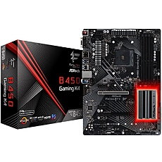 ASROCK Main Board Desktop B450 GAMING K4 (SAM4,4xDDR4,2xPCI 3.0x16,4xPCI Ex1,SATA III,1xM.2,1xUlraM.2,USB3.0,GLAN, VGA,HDMI,DP) mATX Retail ASROCK Main Board Desktop B450 GAMING K4 (SAM4,4xDDR4,2xPCI 3.0x16,4xPCI Ex1,SATA III,1xM.2,1xUlraM.2,USB3.0,GLAN, VGA,HDMI,DP) mATX Retail