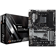 ASROCK Main Board Desktop B450 PRO4 (AM4 B450, 4xDDR4, HDMI/DP/D-Sub, 2 PCIe 3.0 x16, 4 PCIe 2.0 x1, 2xM.2, 6 SATA3, Type -C, 7 USB, 1xCOM Port Header), ATX retail ASROCK Main Board Desktop B450 PRO4 (AM4 B450, 4xDDR4, HDMI/DP/D-Sub, 2 PCIe 3.0 x16, 4 PCIe 2.0 x1, 2xM.2, 6 SATA3, Type -C, 7 USB, 1xCOM Port Header), ATX retail