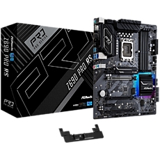 ASROCK Main Board Desktop Z690 PRO RS (S1700, Z690, 4x DDR4, 3x PCIe x16, 2x PCIe x1, 8x SATA3 6.0Gb/s, 2x m.2 PCIe Gen4x4, RAID 0,1,5,10, 9x USB 3.2, 1x RJ-45 2.5G Lan, HDMI, DP, ATX, Retail ASROCK Main Board Desktop Z690 PRO RS (S1700, Z690, 4x DDR4, 3x PCIe x16, 2x PCIe x1, 8x SATA3 6.0Gb/s, 2x m.2 PCIe Gen4x4, RAID 0,1,5,10, 9x USB 3.2, 1x RJ-45 2.5G Lan, HDMI, DP, ATX, Retail
