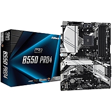ASROCK Main Board Desktop B550 PRO4 (AM4, B550, 4xDDR4, 1xPCIe 4.0x16, 1xPCIe 3.0x16, 2xPCIe 3.0x1,6xSATA,1x M.2 Gen4 x4, 1xM.2, 2xUSB3.2 Gen2, 6xUSB3.2 Gen1, HDMI, D-SUB, GLAN, ATX, Retail) ASROCK Main Board Desktop B550 PRO4 (AM4, B550, 4xDDR4, 1xPCIe 4.0x16, 1xPCIe 3.0x16, 2xPCIe 3.0x1,6xSATA,1x M.2 Gen4 x4, 1xM.2, 2xUSB3.2 Gen2, 6xUSB3.2 Gen1, HDMI, D-SUB, GLAN, ATX, Retail)
