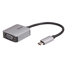 Адаптер ATEN UC3002A, USB-C мъжко - VGA женско, 1920 x 1200@60Hz, Черен